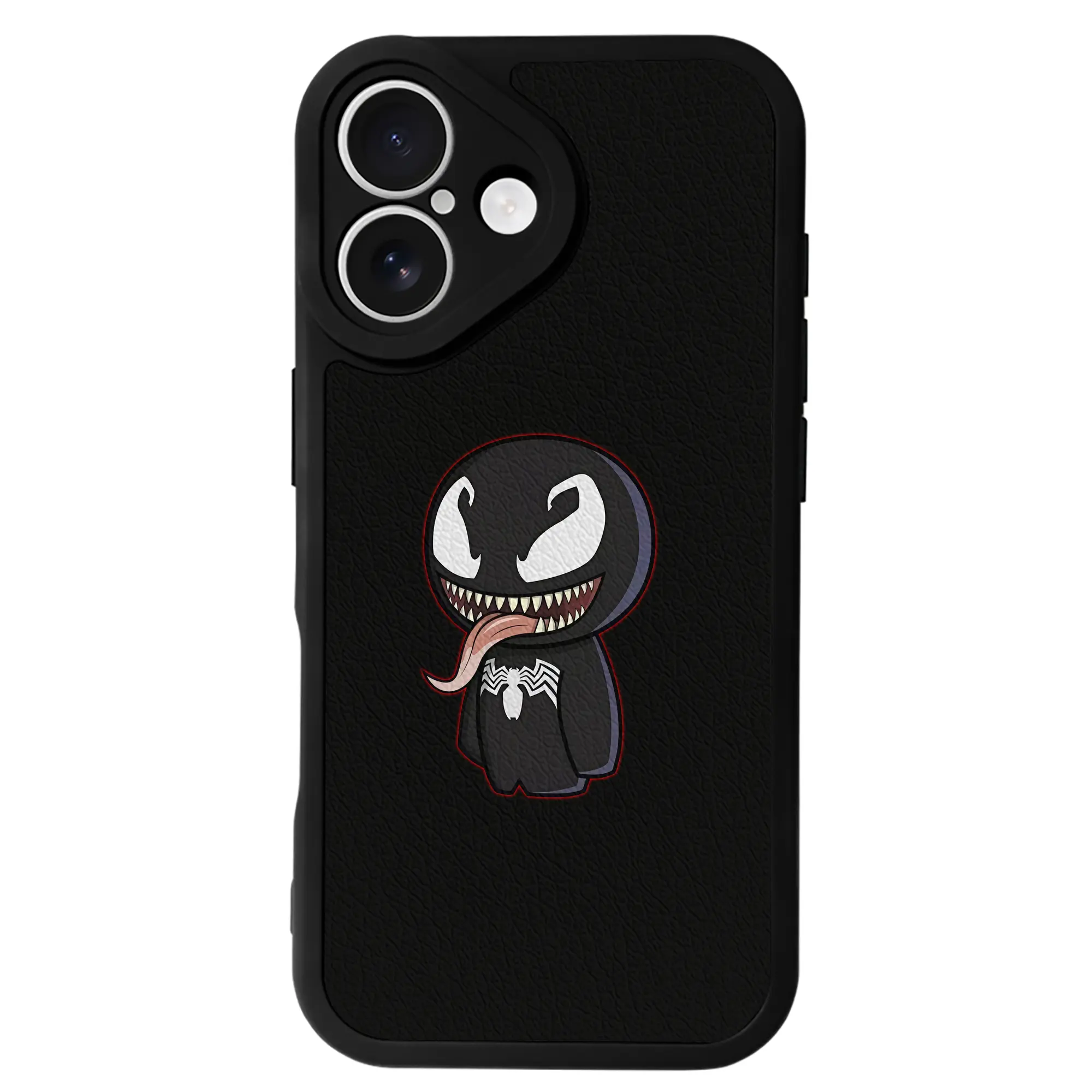 ヴェノム グッズ,ヴェノム - IPhone 16シリーズ対応 ・ シリコンスマホケース ・ レザー調 ・ 高精度フィット ・ 耐衝撃 ・ ワイヤレス充電対応 ・ 精密カット